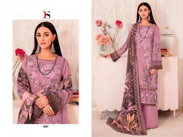 Deepsy Cheveron 7 Cotton Dupatta Designer Pakistani Suit Collection